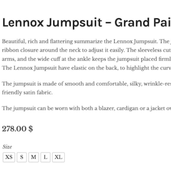 NWT! Karmamia Lennox Jumpsuit - Picture 3 of 3